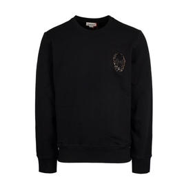 ALEXANDER MCQUEEN 亚历山大麦昆 经典骷髅 男士卫衣 黑色 582947 QNX43 1000