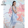 景泰蓝色连衣裙2S5937--芙蕖渌波--《LSF》 商品缩略图2
