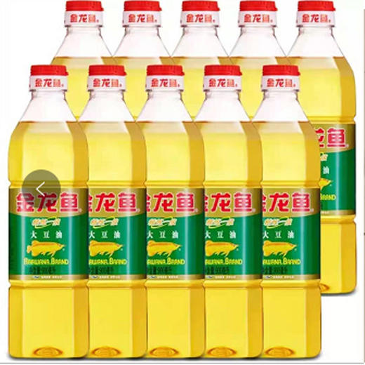 【9.9元/瓶】金龙鱼精炼一级大豆油900ml（0100924） 商品图0