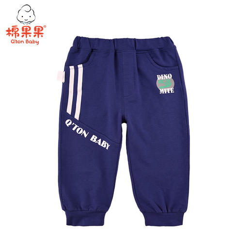棉果果夏季男童小毛圈运动九分裤M212200221267 商品图0
