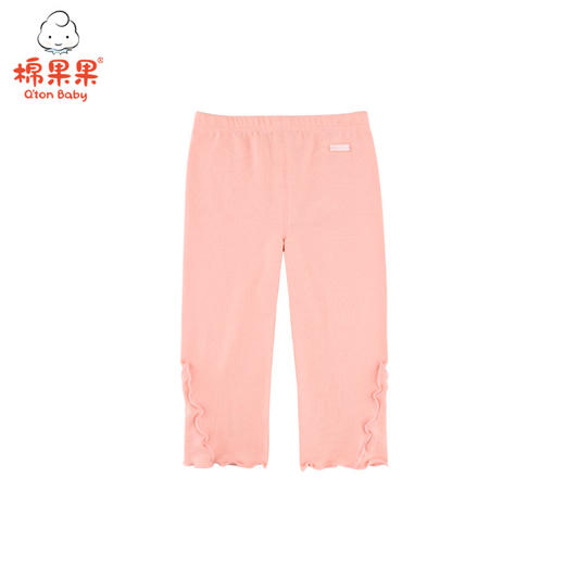棉果果夏季女童路路加螺纹九分打底裤M222208421292 商品图3
