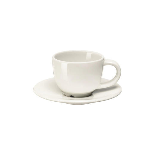 IKEA 宜家 VARDAGEN 瓦达恩 咖啡杯碟 灰白 6 厘升 商品图0