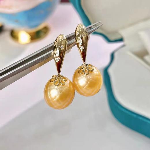 5F  灏润珠宝 时尚海水珍珠耳环 商品图0