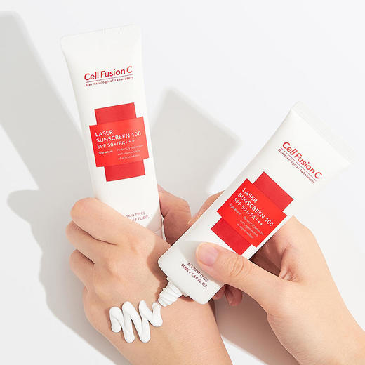 秀肤生 红色修复防晒霜50ml 保湿防水防汗隔离紫外线50+ [福利品] 商品图4