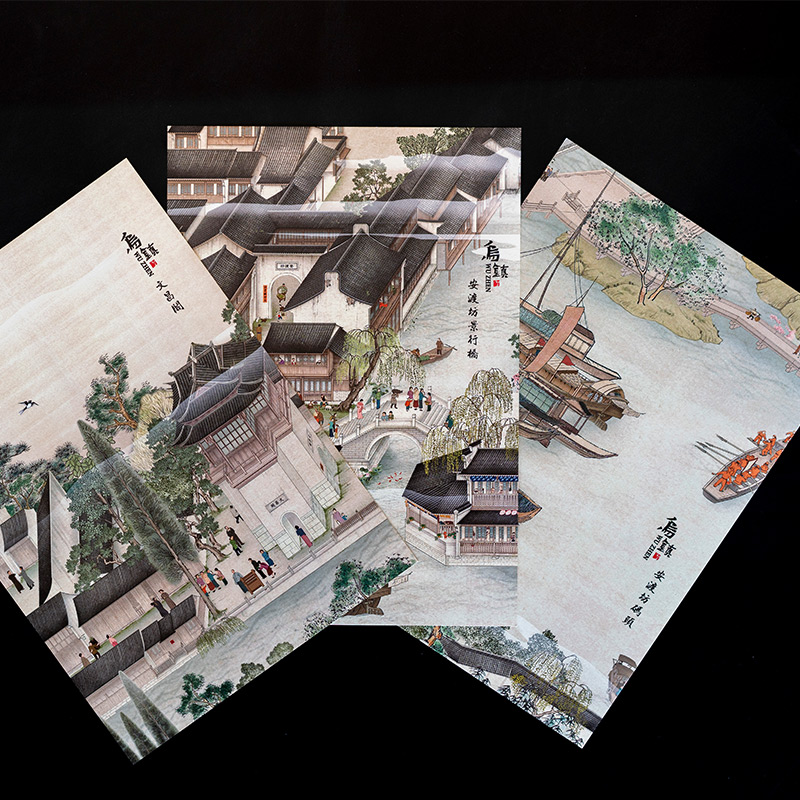 乌镇西栅景点装饰画