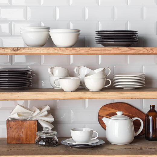 VARDAGEN 瓦达恩 茶杯和茶碟 灰白 26 厘升 商品图3