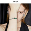 ZEGL设计师彩宝系列复古冷淡风手链女ins小众设计古巴链气质手饰 商品缩略图1