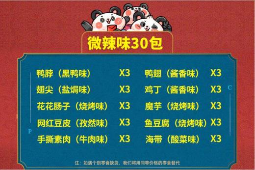 一张魅力红酒卡+2箱春节年货节零食大礼包整箱鸭脖网红麻辣休闲食品小吃充饥夜宵零食-CG 商品图4