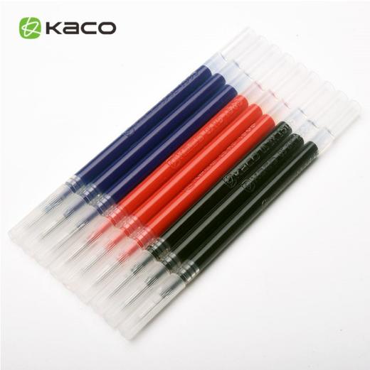 文采亚规0.5中性笔透明笔芯管10支彩盒装办公学生考试学习用品替芯 商品图2