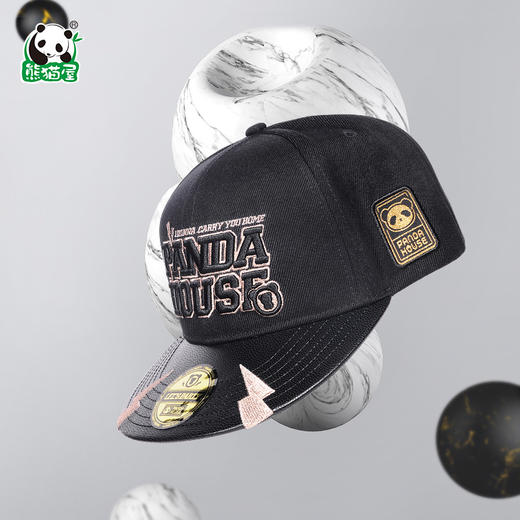 熊猫屋PANDAHOUSE 电音平沿帽 两色可选 商品图2