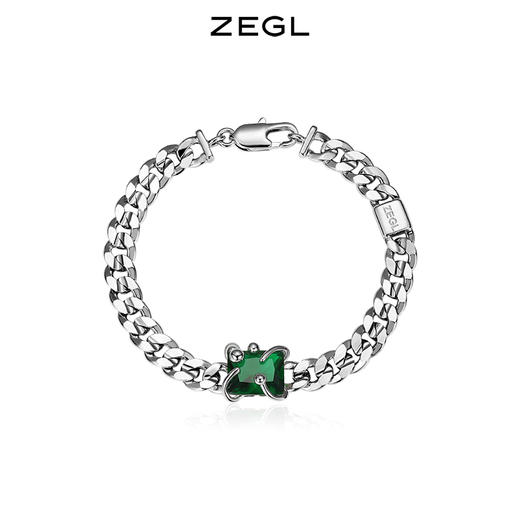 ZEGL设计师彩宝系列复古冷淡风手链女ins小众设计古巴链气质手饰 商品图0