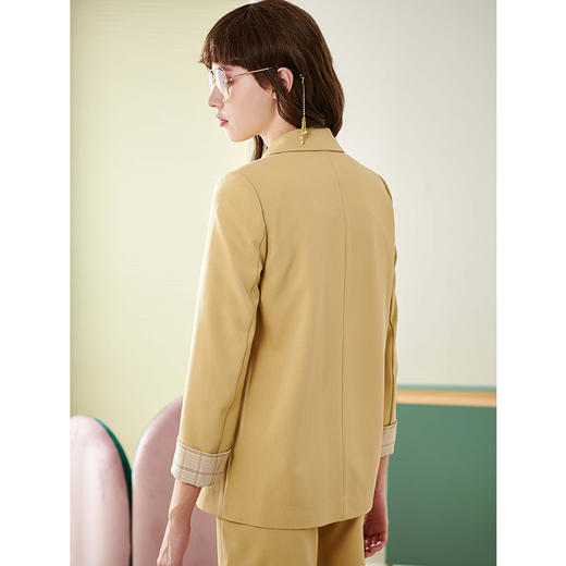 欧芮儿新款九分袖双排扣小西装外套女两件套韩版网红套装 商品图2