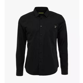 VERSACE JEANS 范思哲 男士 黑色 奢侈品 秋冬新款 棉质 长袖衬衫 B1GSA6S1 24350 899