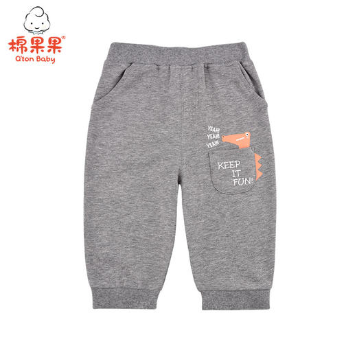 棉果果夏季男童氨棉汗布运动七分裤M212201221266 商品图0