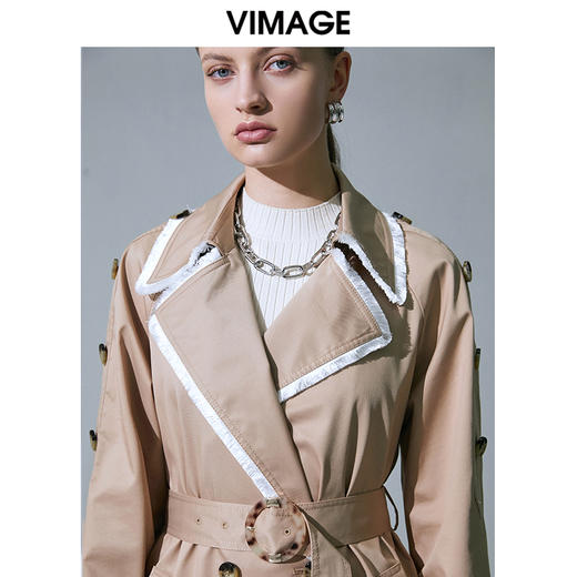 VIMAGE纬漫纪V1504102风衣 商品图3