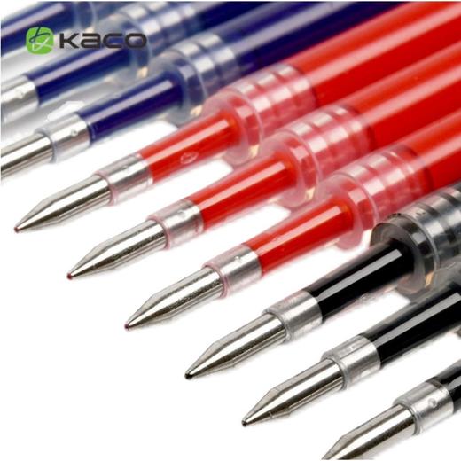 文采亚规0.5中性笔透明笔芯管10支彩盒装办公学生考试学习用品替芯 商品图4