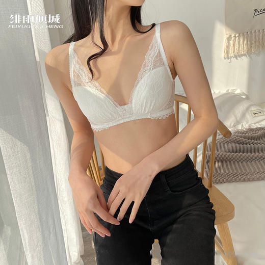 桑蚕丝超薄聚拢无钢圈文胸 商品图1