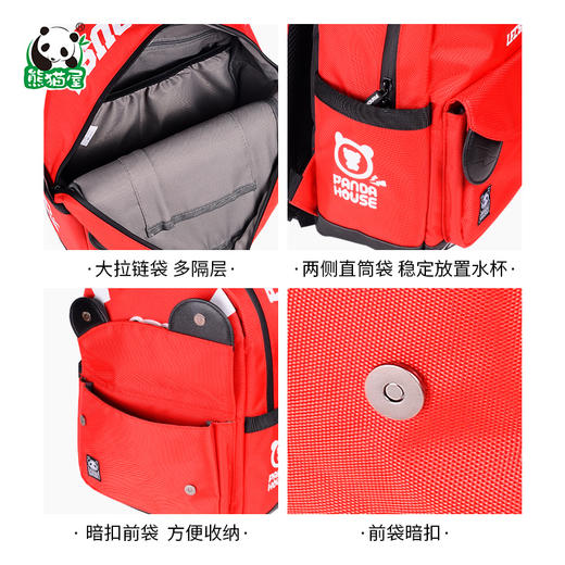 熊猫屋PANDAHOUSE 电音潮流双肩包  送纸袋 商品图4