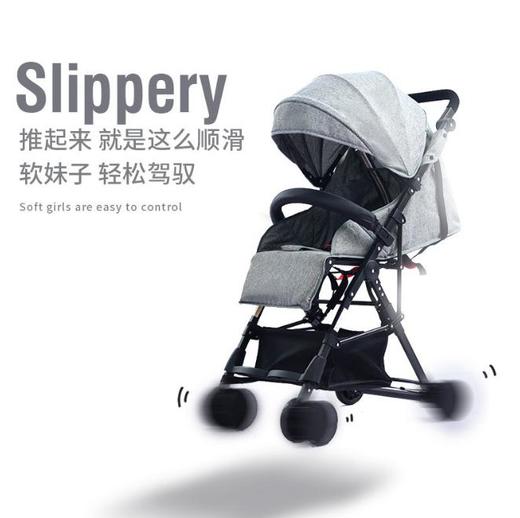 【婴儿车】可坐可躺轻便折叠高景观宝宝儿童伞车手推车 商品图1