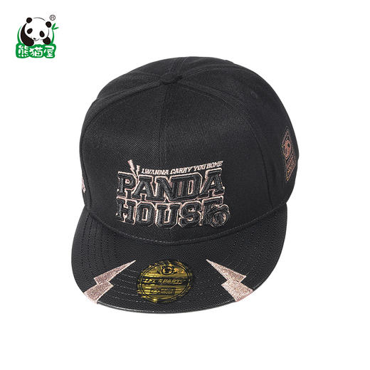 熊猫屋PANDAHOUSE 电音平沿帽 两色可选 商品图3