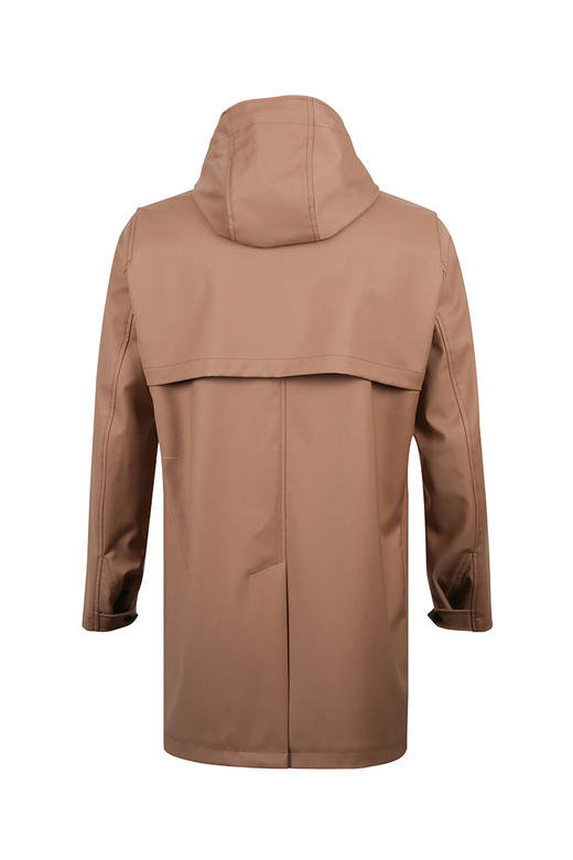 callisto微弹混纺羊毛连帽风衣  SQFES008Y 商品图1