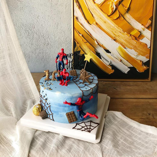 【蜘蛛侠】-生日蛋糕/儿童蛋糕 商品图3
