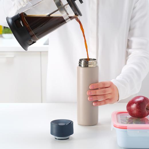 IKEA 宜家 UNDERSÖKA 翁德索卡 随行杯 米黄色 0.4 公升 商品图2