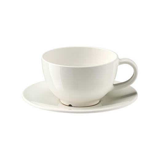 VARDAGEN 瓦达恩 茶杯和茶碟 灰白 26 厘升 商品图0