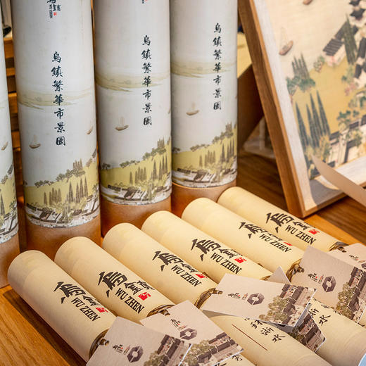 乌镇官方地图系列手绘全景图 商品图1