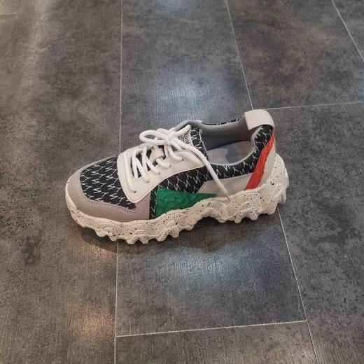 lfgj jeans BB055春秋潮流运动虎牙底老爹女鞋 商品图7