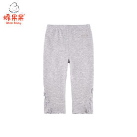 棉果果夏季女童路路加螺纹九分打底裤M222208421292