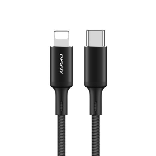 品胜 PD快充数据线 Type-C to Lightning铝合金编织数据线 3A 18W快充线1.2米 商品图1