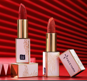 花妍丽金鸾嘤嘤雕花口红 哑光丝绒不沾杯持久不脱妆