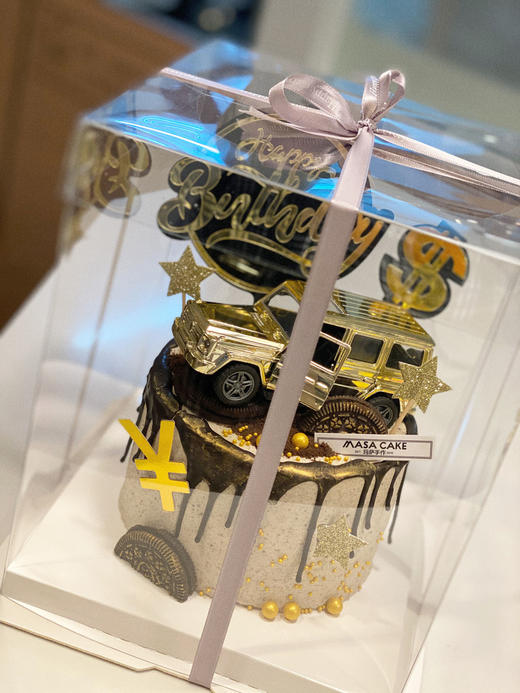 【豪车主题海盐奥利奥蛋糕】 商品图1