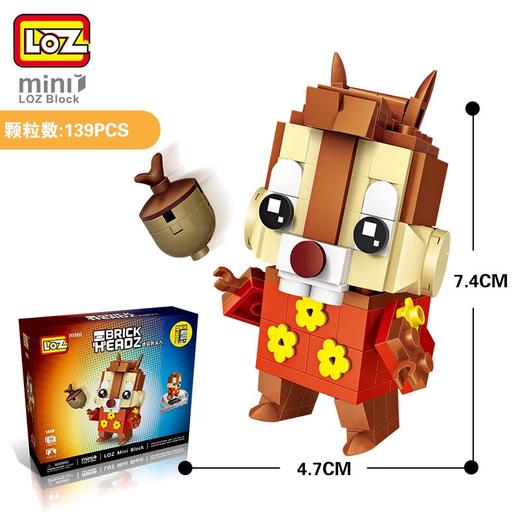 俐智砖头人系列儿童盲盒拼装积木动漫玩具礼物潮流桌面摆件手办 商品图4