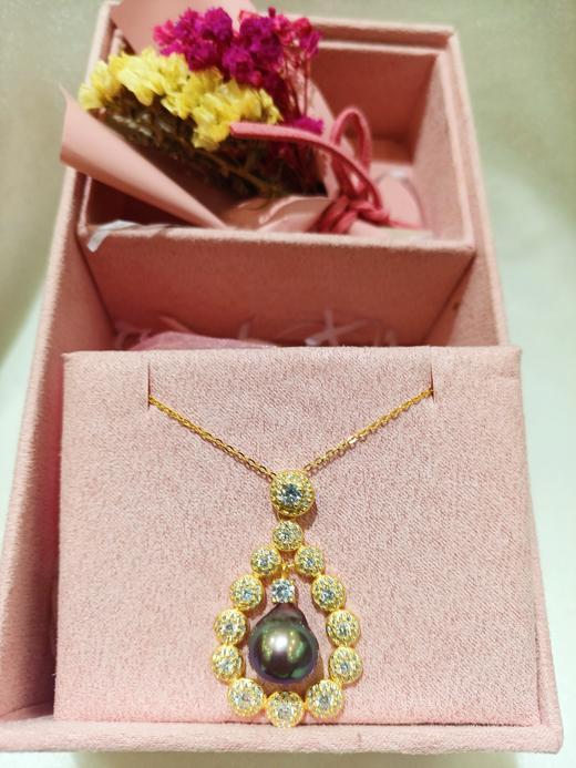 5F  灏润珠宝  繁华似锦爱迪生吊坠 商品图0