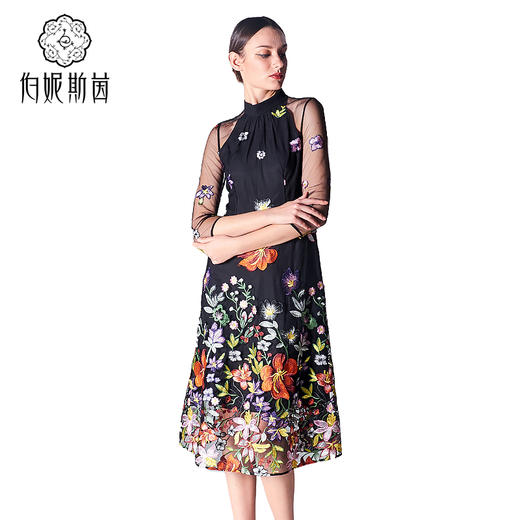 2S6889--黑色连衣裙--高处的召唤--《智慧之光--波斯艺术》 商品图3