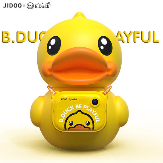 【数码】*b.duck小黄鸭儿童数码照相机玩具可拍照打印卡通宝宝高清电子玩具 商品图1