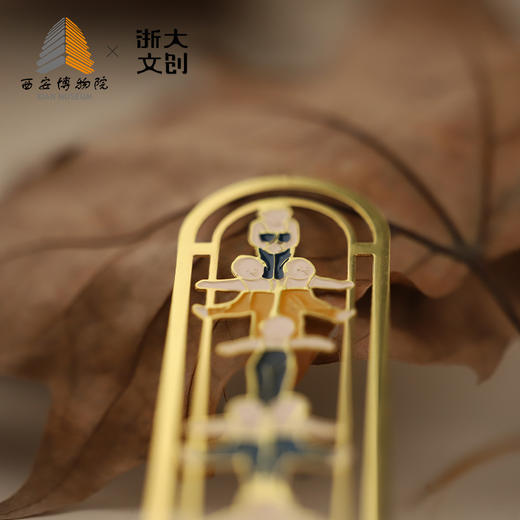 【浙大文创】乐居长安三彩童子书签 商品图2