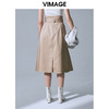 VIMAGE纬漫纪女装夏季新款时尚气质高腰不对称不规则a字半身裙V1506103 商品缩略图4