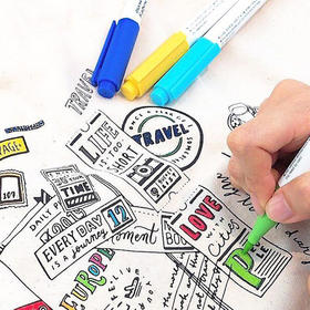 绚丽多彩的绘笔是心动的感觉