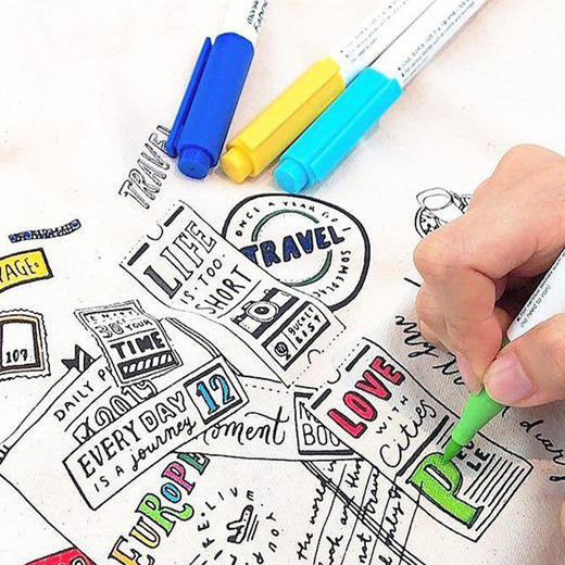 慕那美布艺马克笔470记号笔勾线笔绘画笔 商品图3