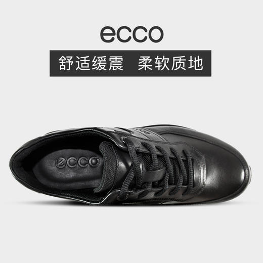 【自营】ecco/爱步  男透气运动休闲防水低跟皮鞋 51161401001 商品图2