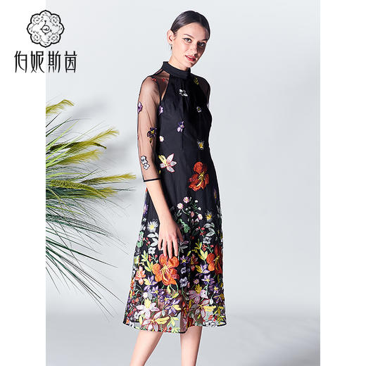 2S6889--黑色连衣裙--高处的召唤--《智慧之光--波斯艺术》 商品图2