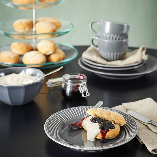 IKEA 宜家 STRIMMIG 斯特里米格 杯 石瓷 灰色 36 厘升 商品图3