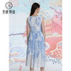 景泰蓝色连衣裙2S5937--芙蕖渌波--《LSF》 商品缩略图4