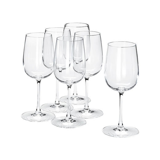 IKEA 宜家 STORSINT 斯图辛特 白葡萄酒杯 透明玻璃 32 厘升 商品图0