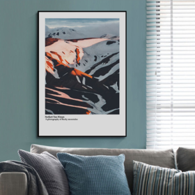 【装饰画】*北欧装饰画雪山现代简约客厅风景挂画