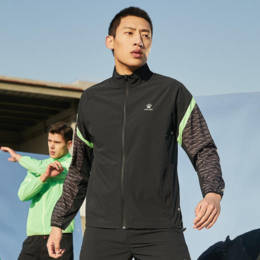KELME卡尔美透气运动外套男立领训练跑步健身拉链外套运动休闲服 商品图3