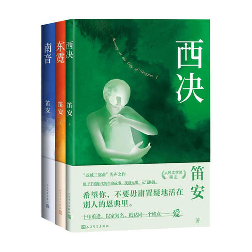 新书预售 西决+东霓+南音套装3册 龙城三部曲 笛安著长篇小说中国当代青春文学小说书籍 商品图0